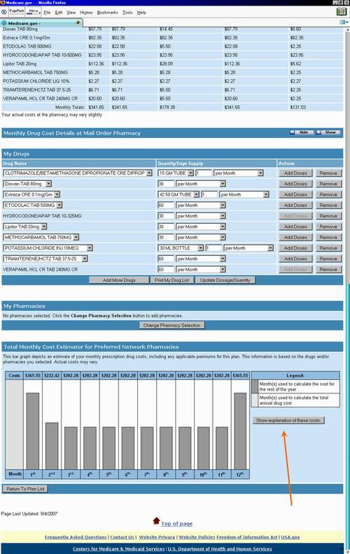 Medicare.gov - Tutorial - Additional Plan Details