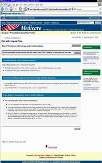 Medicare.gov Tutorial - Review Current Coverage and Consider Options - Information Summary