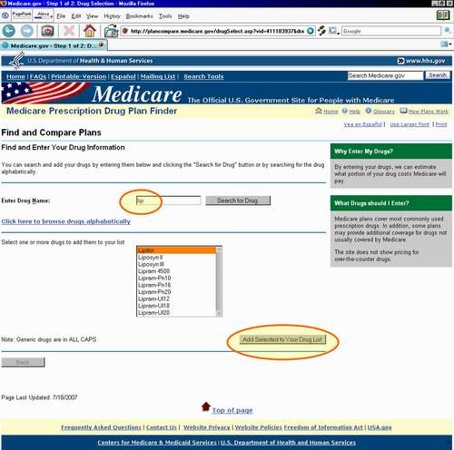 Medicare.gov - Find and Enter Your Drug Information Tutorial