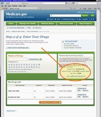 Medicare.gov Tutorial - Return to Your Previously Saved Drug List (Optional)