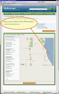 Medicare.gov Tutorial - Map View of Select Preferred Pharmacy or Pharmacies